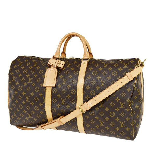 LOUIS VUITTON Keepall Bandouliere 55 2Way Hand Bag Monogram BN - Picture 1 of 16